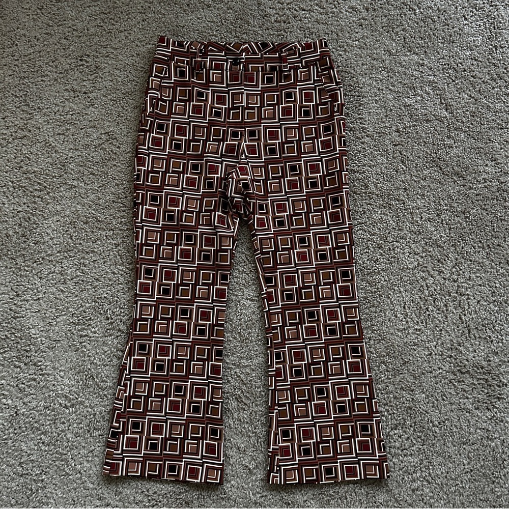 Cristina Gavioli XY Icon Geometric Patterned Pants Size Medium (28) - Picture 4 of 10